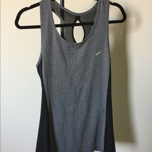 Grey workout top